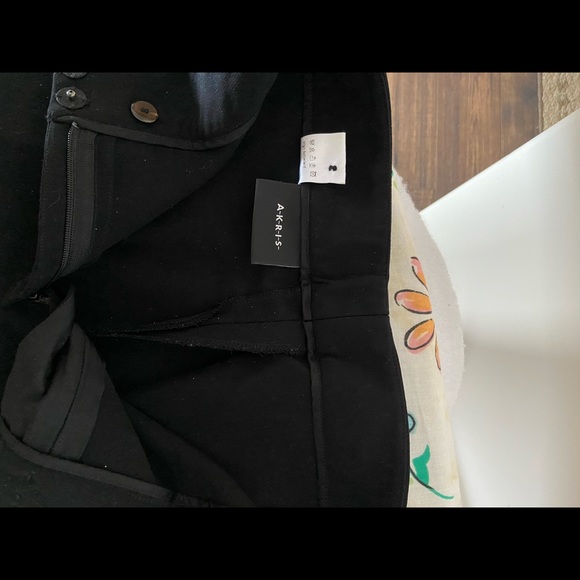 AKRIS black wool pant size 4 - Picture 10 of 11